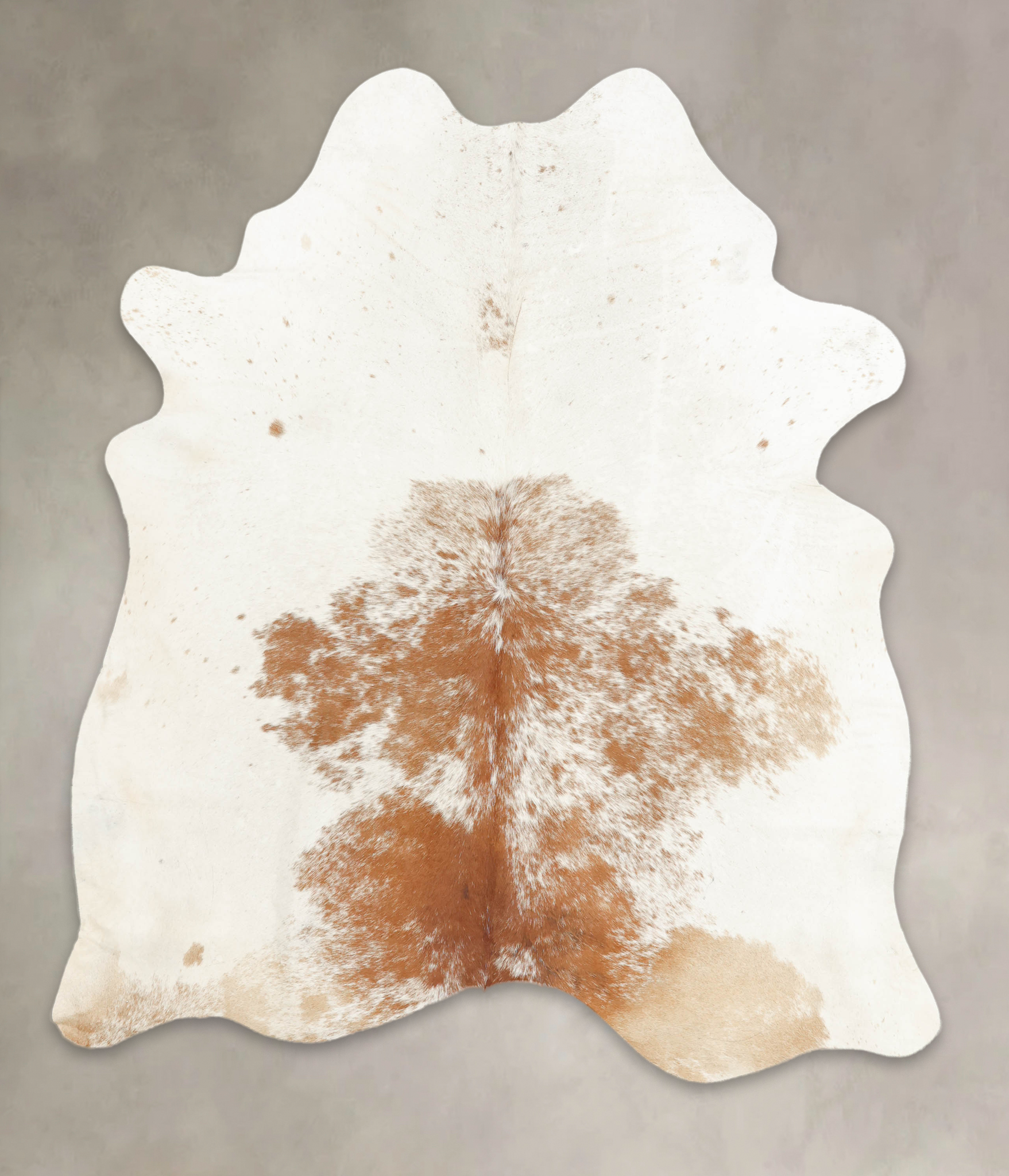 Salt and Pepper Brown Cowhide Rug #B1335