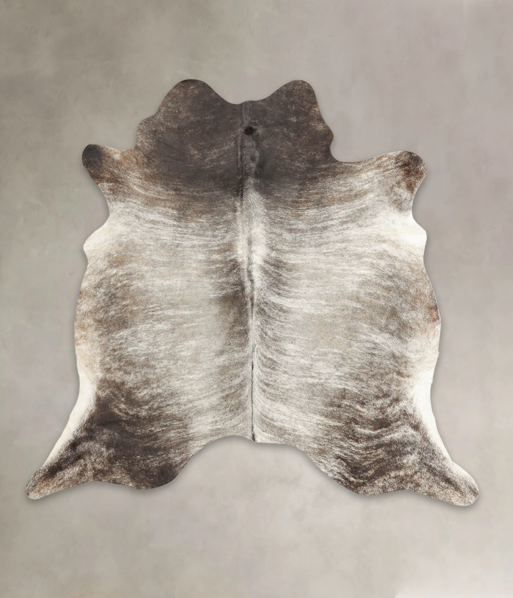 Grey Brindle Cowhide Rug #B1377