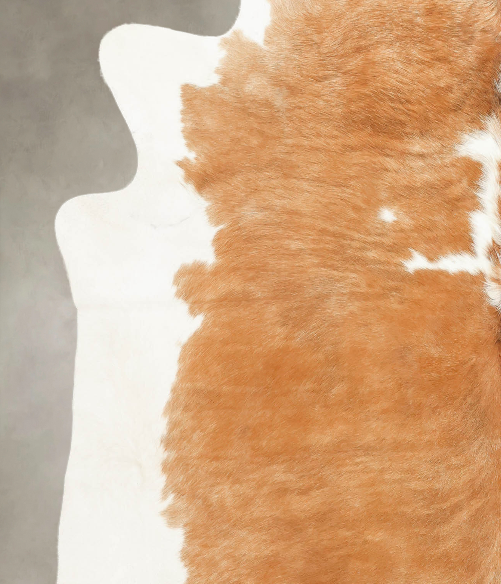 Beige and White Cowhide Rug #B1380