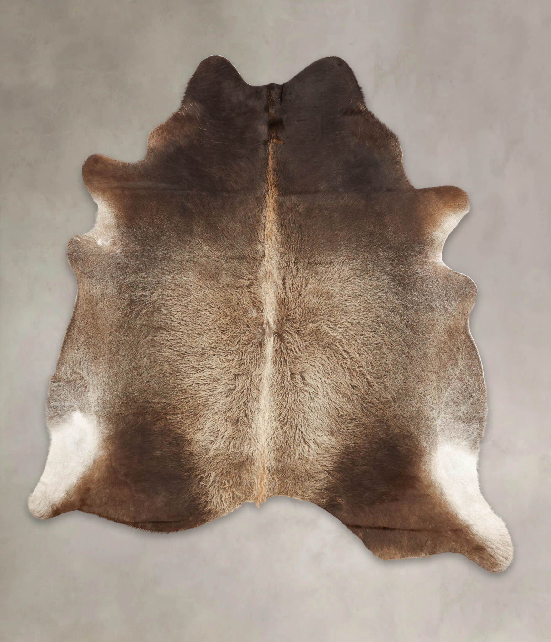 Dark Grey Cowhide Rug #B1513