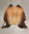 Warm Caramel Large Brazilian Cowhide Rug 5'9