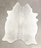 Light Grey X-Large Brazilian Cowhide Rug 7'6