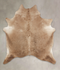 Taupe X-Large Brazilian Cowhide Rug 6'11