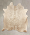 Taupe Large Brazilian Cowhide Rug 6'7