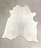 Medium Grey X-Large Brazilian Cowhide Rug 6'7