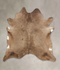 Taupe XX-Large Brazilian Cowhide Rug 7'9