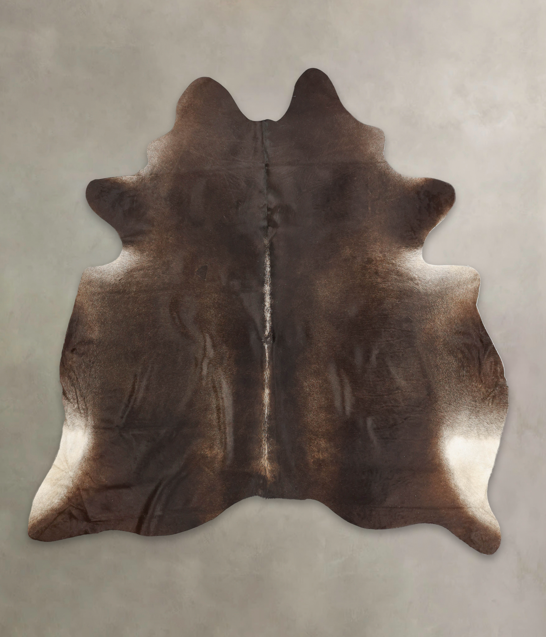 Dark Grey Cowhide Rug #B2178