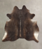 Dark Grey XX-Large Brazilian Cowhide Rug 7'7