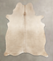 Taupe Large Brazilian Cowhide Rug 6'8