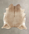 Taupe XX-Large Brazilian Cowhide Rug 7'5