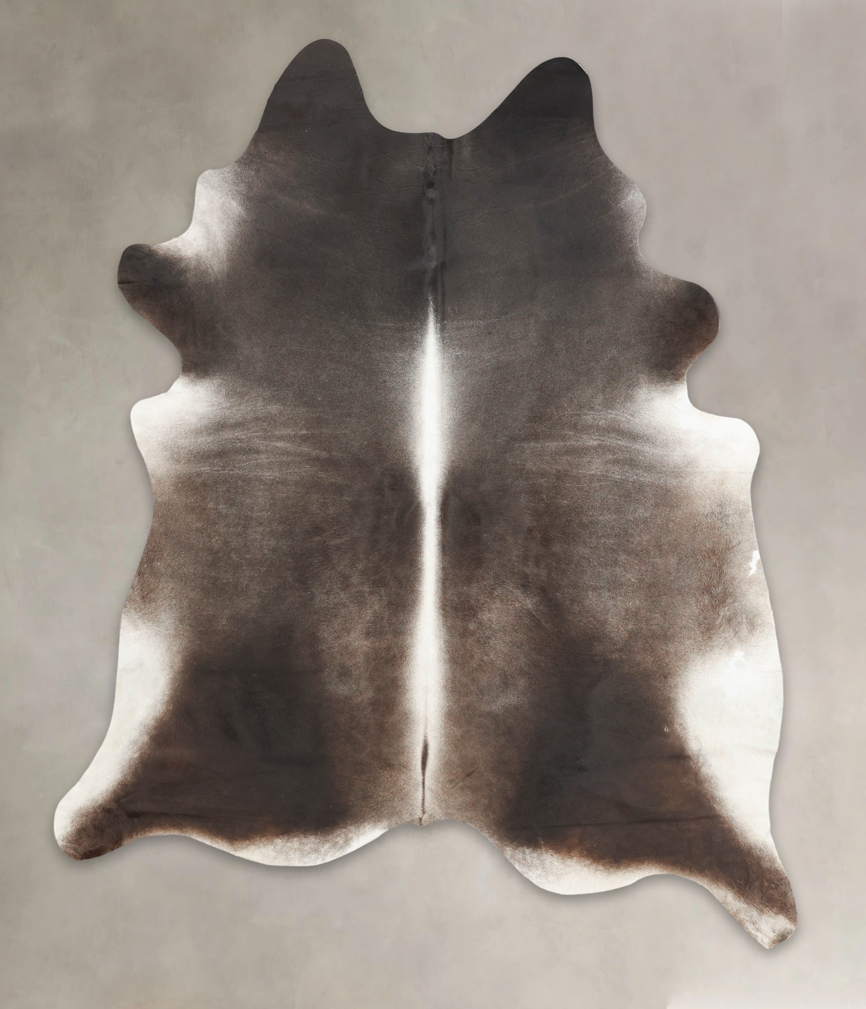 Dark Grey Cowhide Rug #B2550