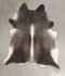 Dark Grey XX-Large Brazilian Cowhide Rug 8'6