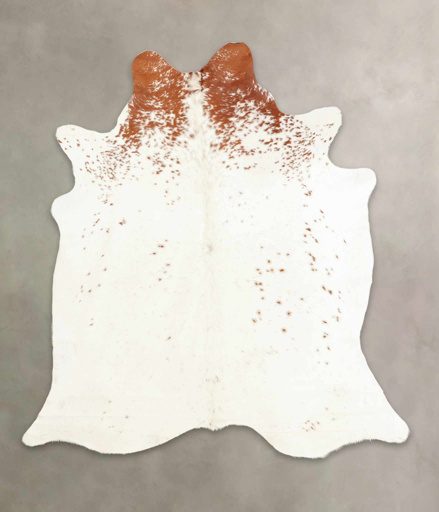 Salt and Pepper Brown Cowhide Rug #B2698