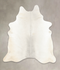 Light Grey X-Large Brazilian Cowhide Rug 7'3