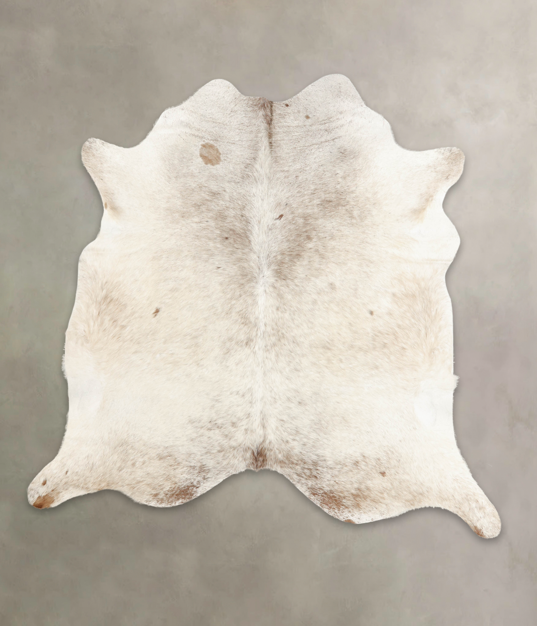 Salt and Pepper Brown Cowhide Rug #B3020