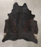 Solid Black XX-Large Brazilian Cowhide Rug 7'9