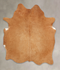 Solid Brown X-Large Brazilian Cowhide Rug 6'11