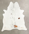 Salt and Pepper Brown X-Large Brazilian Cowhide Rug 7'8