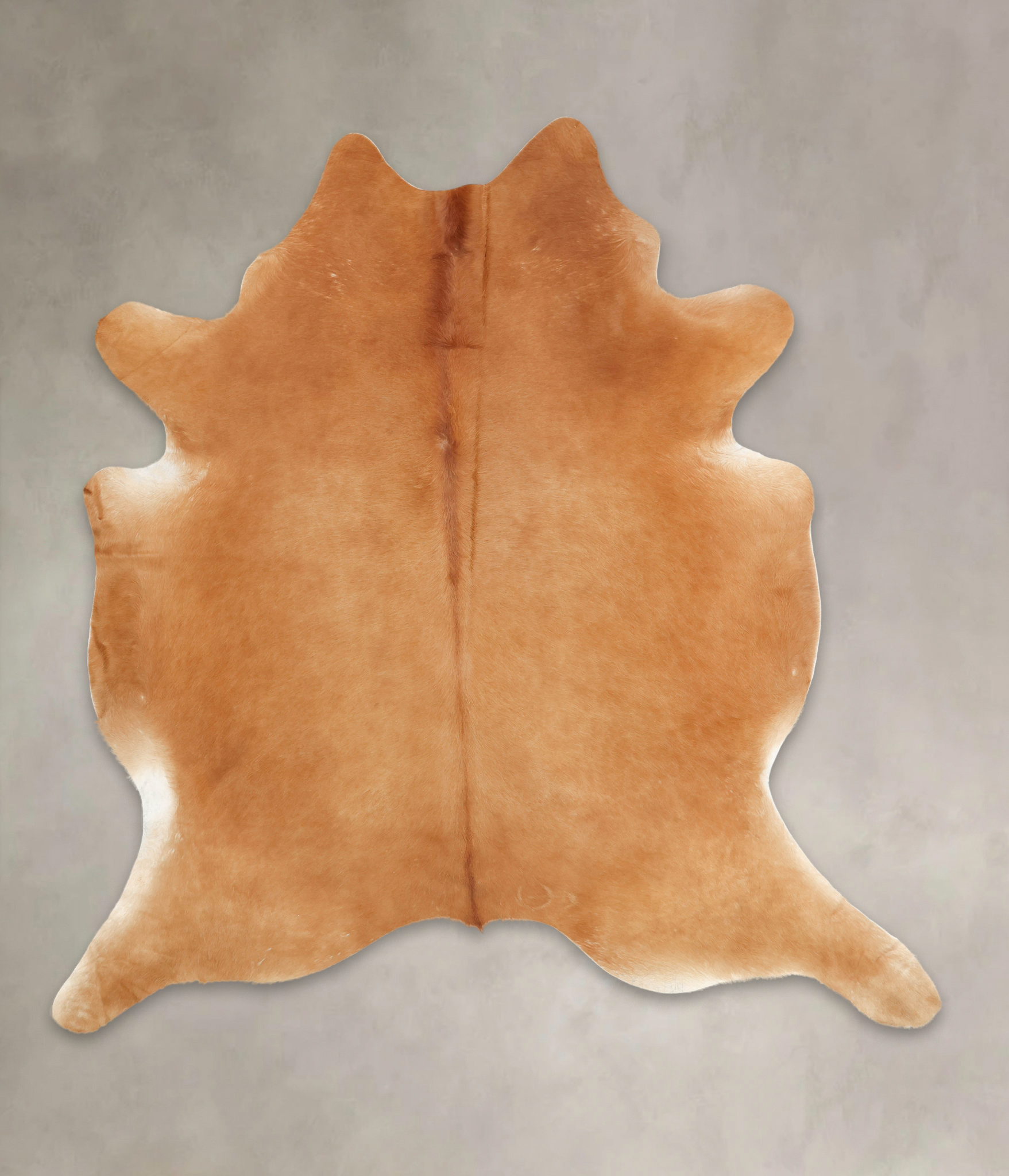 Solid Brown Cowhide Rug #B3435