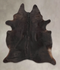 Solid Black XX-Large Brazilian Cowhide Rug 7'10