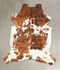 Tricolor X-Large European Cowhide Rug 6'10