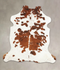 Tricolor Large European Cowhide Rug 6'4