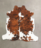 Tricolor X-Large European Cowhide Rug 6'7