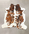 Tricolor X-Large European Cowhide Rug 6'8