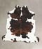 Tricolor X-Large European Cowhide Rug 6'7