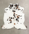 Tricolor X-Large European Cowhide Rug 6'7