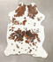 Tricolor Large European Cowhide Rug 6'7