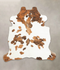 Tricolor X-Large European Cowhide Rug 6'9