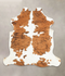 Tricolor Large European Cowhide Rug 6'4