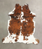 Tricolor X-Large European Cowhide Rug 6'8