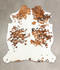 Tricolor X-Large European Cowhide Rug 6'8