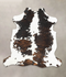 Tricolor X-Large European Cowhide Rug 6'6