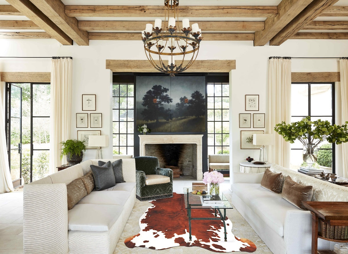 Tricolor Cowhide Rug #B5807