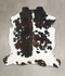 Tricolor X-Large European Cowhide Rug 6'10