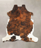 Tricolor X-Large European Cowhide Rug 6'8