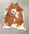 Tricolor X-Large European Cowhide Rug 6'8