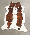 Tricolor X-Large European Cowhide Rug 7'1