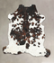 Tricolor X-Large European Cowhide Rug 7'3