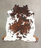 Tricolor X-Large European Cowhide Rug 7'0