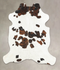 Tricolor X-Large European Cowhide Rug 6'11