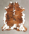 Tricolor X-Large European Cowhide Rug 6'11