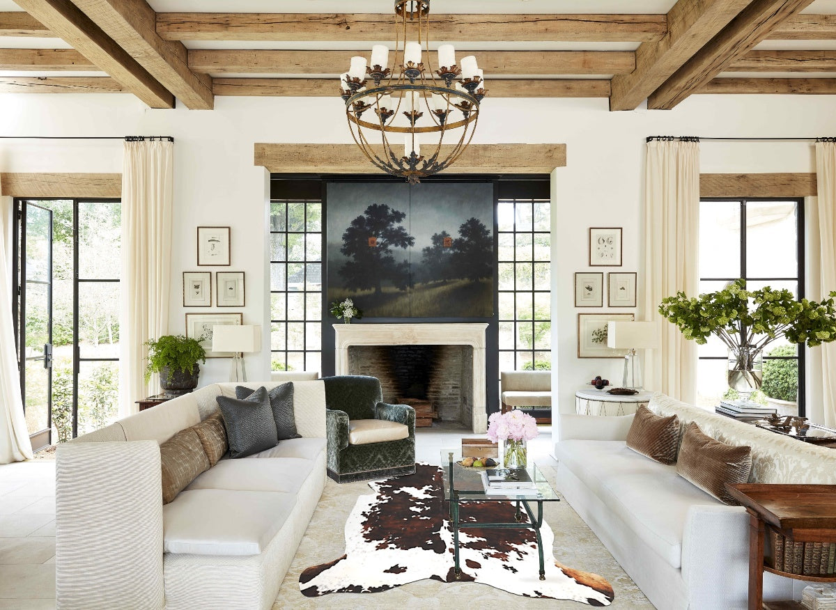 Tricolor Cowhide Rug #B5978