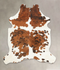 Tricolor Large European Cowhide Rug 6'8