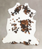 Tricolor X-Large European Cowhide Rug 6'10