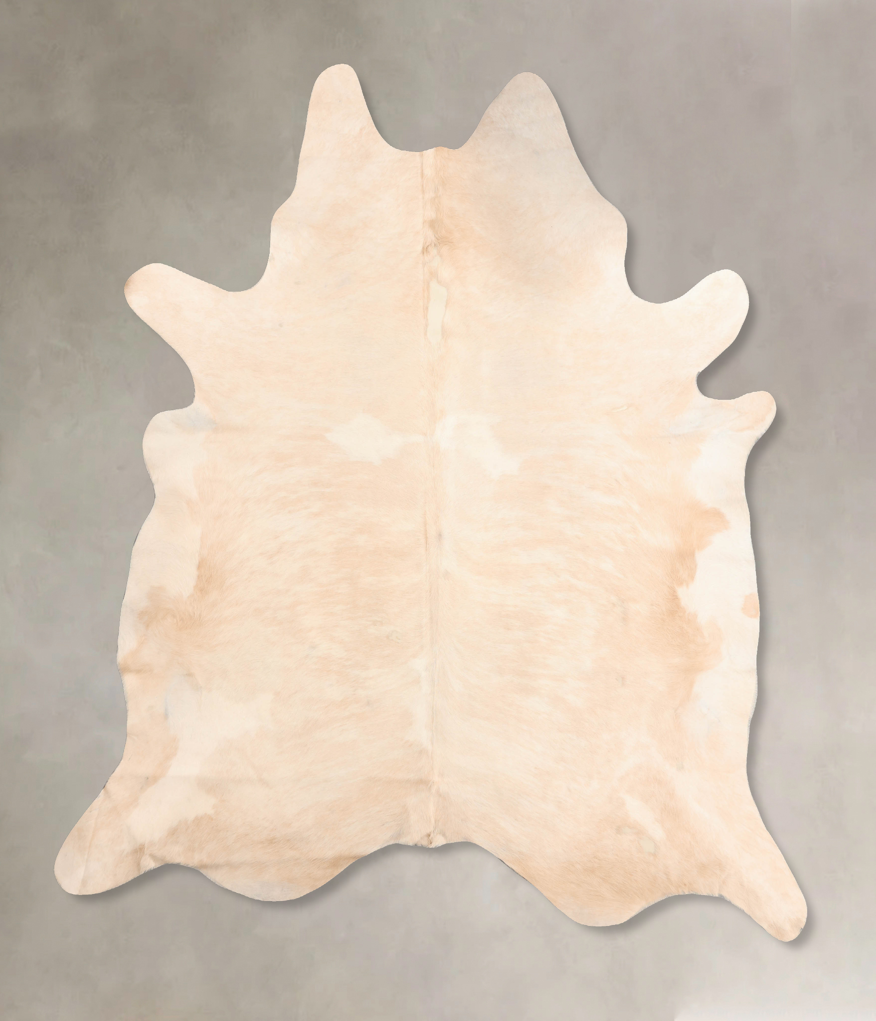 Beige and White Cowhide Rug #B6560