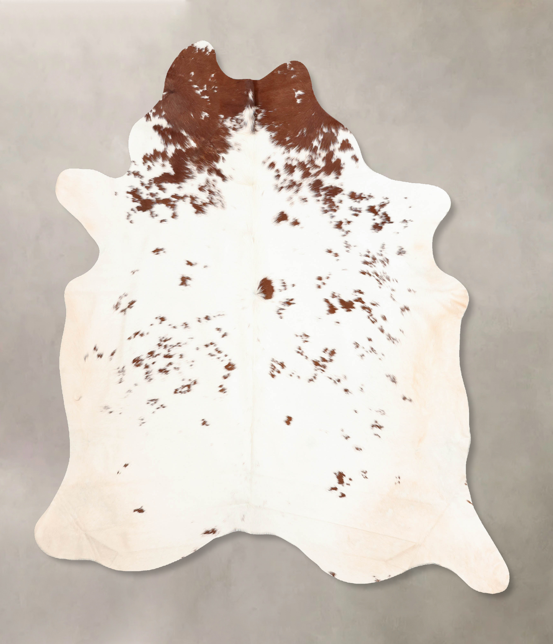 Salt and Pepper Brown Cowhide Rug #B7134